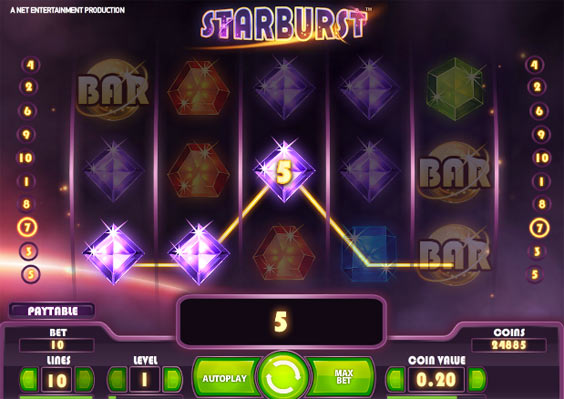 Starburst casino gokkast